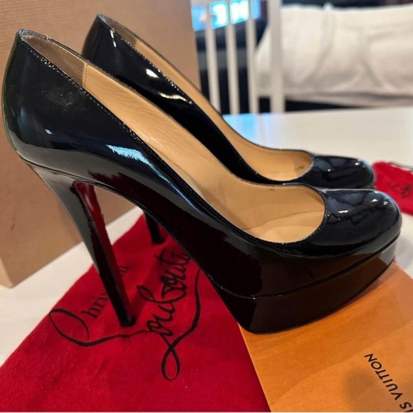 Christian Louboutin Bianca 140 Patent Calf Shoes size 38 - Picture 5 of 10
